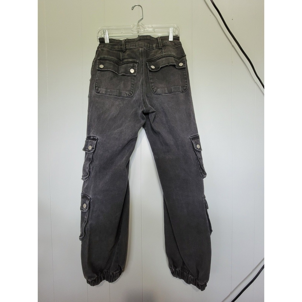 Forever 21 Black Cargo Jogger Jeans - Picture 3 of 3